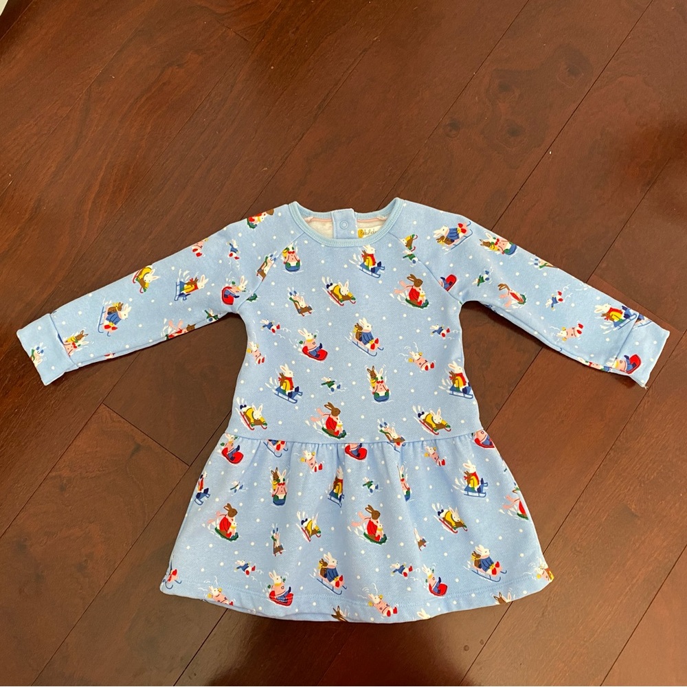Mini Boden Sweatshirt Dress 12-18M